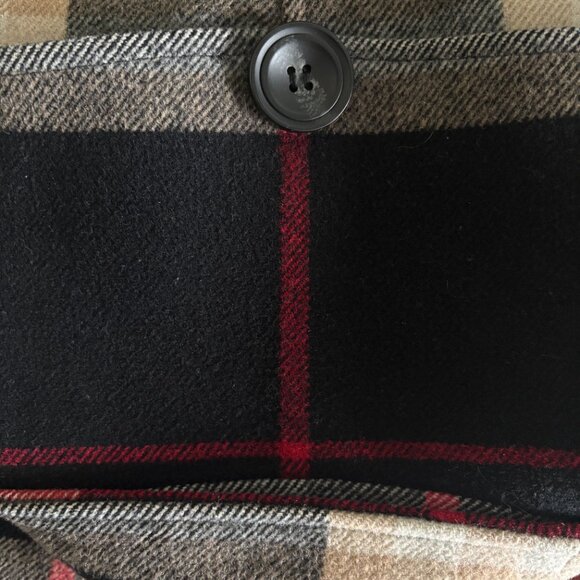 Plaid cashmere wool coat - Picture 7 of 14